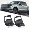 G-PLUS Running Board Mounting Brackets Compatible with Ford F150 2015 2016 2017 2018 2019 2020 2021 2022 Black Rectangular Set of 2