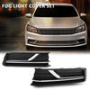 G-PLUS Bumper Lower Fog Light Cover Right and Left Side Compatible with Volkswagen Passat 2016-2019 561854661LRYP, 561854662GRYP, VW1038145, VW1039145