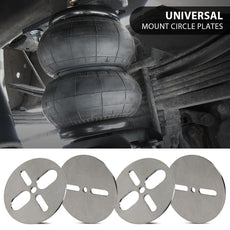 G-PLUS Air Ride Mount Plates for Universal 2500 2600 Air Bags Upper Lower Brackets Front View