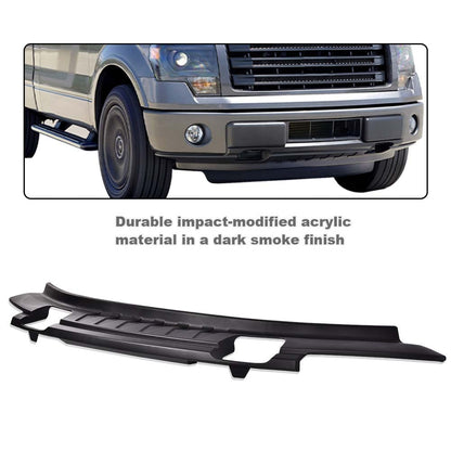 G-PLUS Front Bumper Lower Valance Compatible with 2009-2014 Ford F150 4WD,Textured Valance Panel Front Lower Bumper with Fog Light Holes FO1095228C 9L3Z17626B
