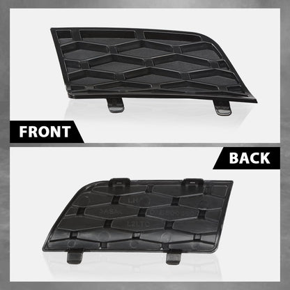G-PLUS Front Left Bumper Air Intake Cover Trim Bezel, Compatible with Range Rover L322 4.4L V8 (non-Supercharged) 2006-2009, Not Fit Range Rover Sport models, Grill Cover DXB500350PUY