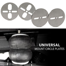 G-PLUS Air Ride Mount Plates for Universal 2500 2600 Air Bags Upper Lower Brackets Side View