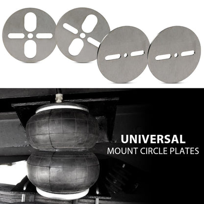 G-PLUS Universal Air Ride Mount Plates Upper Lower Dual or Single Port 2500 2600 Bags