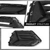 G-PLUS Pair Front Fog Light Covers, Compatible with Audi Q3 Prestige 2019/ Q3 (submodel: Komfort, Premium, Premium Plus, Progressiv, Technik) 2019-2023, Left Driver & Right Passenger Side 2PC