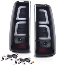 G-PLUS Tail Lights Assembly for Chevy Silverado 1500 2003-2006 Smoke Lens