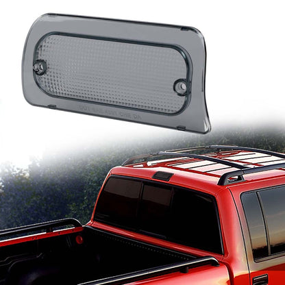 G-PLUS 3rd Brake Light Lens Smoke Cover Compatible with Chevy S10/ Fit GMC Sonoma 1994-2004 (Extended Cab Only) Brake Light Assembly 16520288 923-287 High Mount Stop Brake Light