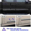 G-PLUS Body Side Molding Trim 1/18" Compatible with 2014-2018 Chevy Silverado/GMC Sierra Crew Cab,4pcs (Silver)