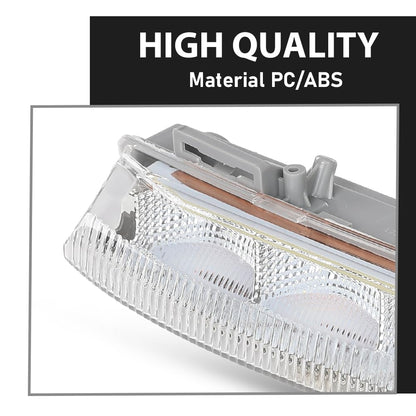 G-PLUS LED Fog Lights Daytime Running Lamps Pair, Compatible with Benz C250 C300 C350 E400 E63 SLK250 SLK300 SLK350 2012-2016, LH & RH 2PCS, 2049069000, 2049068900