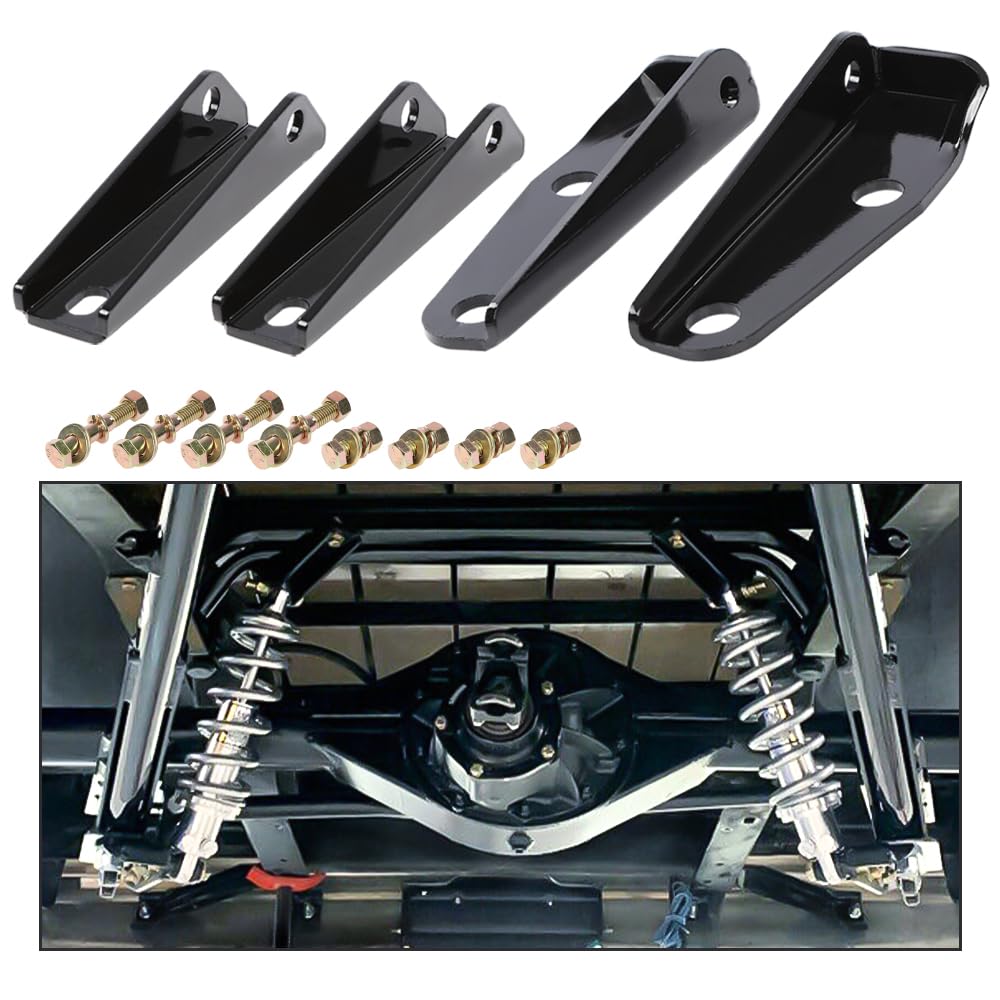 G-PLUS Rear Shock Relocation Kit Compatible With Chevy 66 C10 C20 GMC 1963-1972 Pickup Lowered Truck