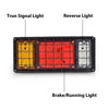 G-PLUS 2pcs 40 LED Tail Turn Signal Brake Reverse Running Lights Universal Compatible with Pickup RV Trailers Trucks Camper Boat Vans Tail lights Rear Brake Lamps Assembly Luces Traseras