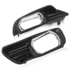 G-PLUS Black Front Bumper Fog Lights Covers Trim 2Pcs Compatible with Toyota Camry XLE 2007 2008 2009 5212706040, 5212806040, TO2598101, TO2599101 Fog Lamp Accessories Black