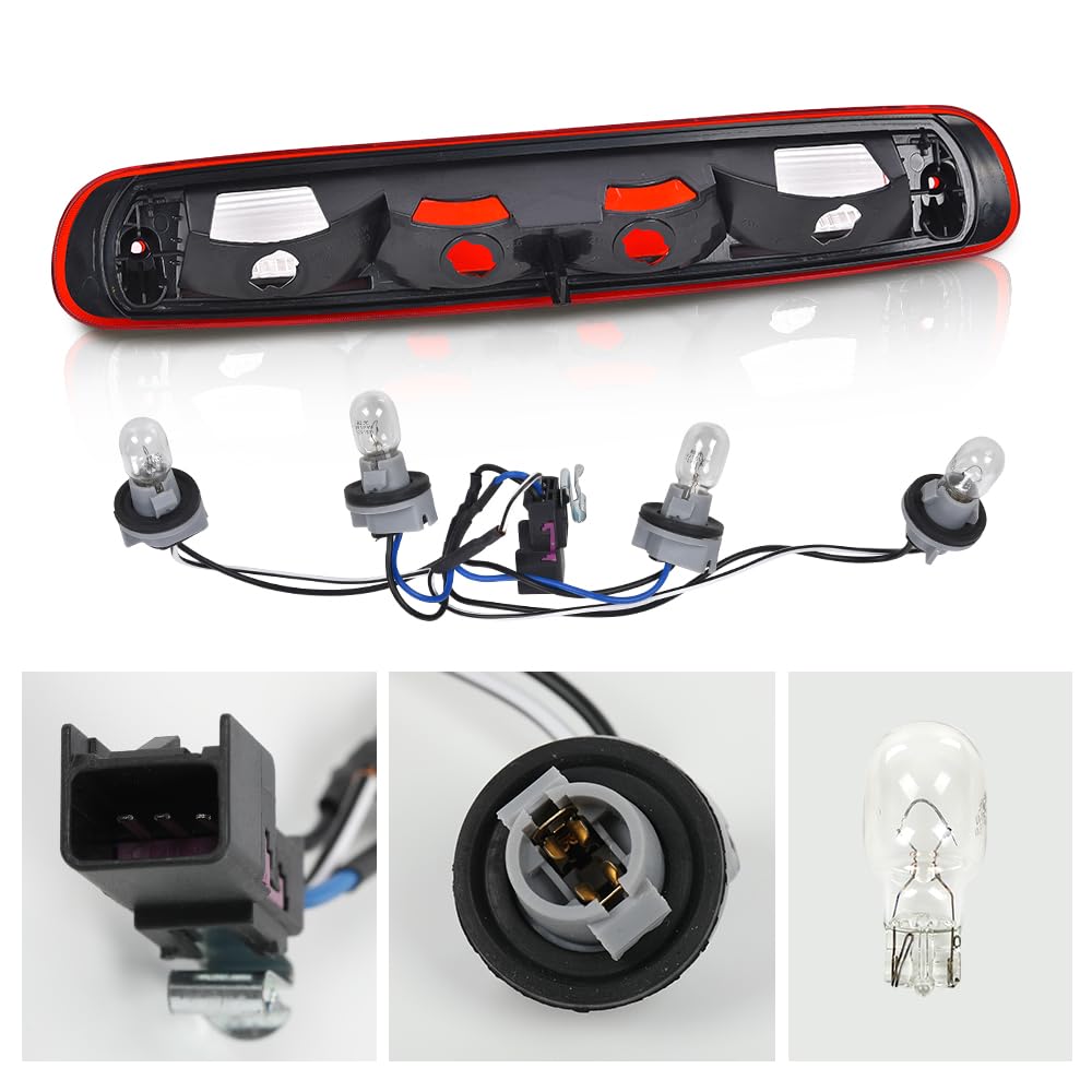 G-PLUS Third Brake Light 3rd Cargo Lamp High Mount Stop Light Compatible with Chevy Silverado GMC Sierra 1500 2008-2013,Fit Chevy Silverado GMC Sierra 2500 HD 3500 HD 2008-2014 25890530