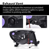 G-PLUS LED Headlights Assembly,Fit For 2005-2011 Toyota Tacoma,DRL Tube Halo Projector Headlamps w/o Bulbs,faros delanteros Clear lens Chrome Housing Amber Reflector Left & Right