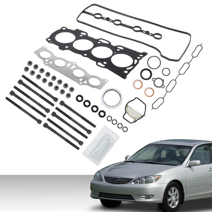 G-PLUS MLS Head Gasket Set Bolts Compatible with Scion TC 2.4L 2005-04/2006,Fit Toyota Camry 2.4L 2002-2006,Fit Toyota Highlander 2.4L 2001-2006,Fit Toyota RAV4 2.4L 2004-10/2005 HS26232PT ES71183