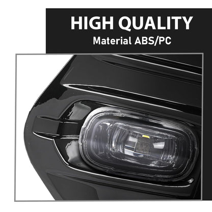 G-PLUS Fog Lights Lamps LED DRL W/Bezels Switch Harness kits Compatible with Nissan Kicks 2021-2023 26150-00Q0B
