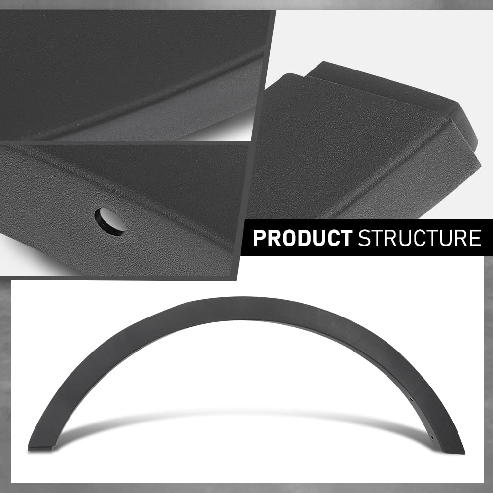 G-PLUS Rear Left Fender Trim, Compatible with Ford Escape SEL 2013/ Escape (submodel: S, SE, Titanium) 2013-2016, Driver Side, CJ5Z78290A61AA, FO1790116