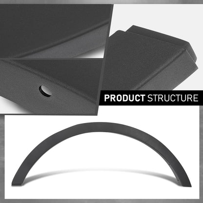 G-PLUS Rear Left Fender Flare Compatible with Ford Escape SEL 2013 / Escape (Submodel: S, SE, Titanium) 2013-2016, Wheel Well Arch Opening Molding, CJ5Z78290A61AA, FO1790116, Factory Style