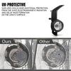G-PLUS Fog Lights & Lamps Bezel Trim Surround Covers Compatible with Toyota 4Runner TRD SR5 2014-2020 5212735100, 5212835080 Black