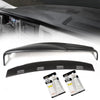 G-PLUS Molded Dashboard Dash Cover Cap Overlay Compatible with Dodge Ram 1500 2002-2005/Ram 2500 3500 2003-2005 Front Section ABS 2 Pieces Kit Black