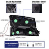 G-PLUS LED DRL headlights w/o Bulbs Compatible with Chevy Silverado Avalanche 2003 2004 2005 2006, Clear Lens Black Housing Clear ReflectorBumper Headlamps,faros delanteros