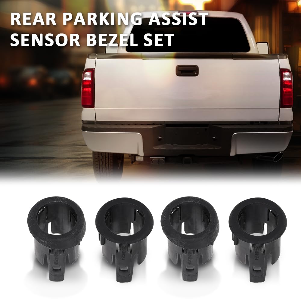 G-PLUS Rear Parking Assist Sensor Baffle Kit Compatible with Ford F250 f350 Super Duty Truck 2008-2015