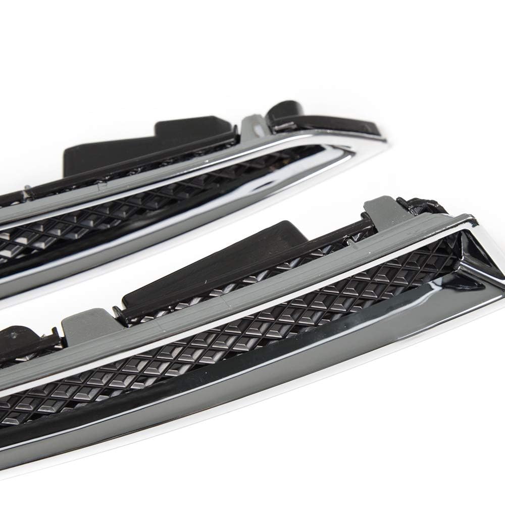 G-PLUS Left Right Headlight Lower Trim Molding Grille Replacement Compatible with Ford Escape S Sport Utility 4-Door 2013 2014 2015 2016 CJ5Z13008D CJ5Z13008C