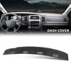 G-PLUS TPE Dash Defrost Vent Cover Cap Compatible with Dodge Ram 1500 2002-2005/ Ram 2500 3500 2003-2005 Upper Dashboard Panel Black