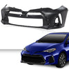 G-PLUS Primered Front Bumper Cover Fascia Compatible with Toyota Corolla Sedan 4-Door SE & XSE Models Only 2017 2018 2019, TO1000424, 191275425794