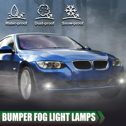 GPLUS Bumper Fog Lights W/bulb Compatible With 2006-2008 BMW E90 325i 328i 330i 335i, Driver & Passenger Side Bumper Mounted Fog Lamps (Smoky lens) neblineros para autos delantero faros antiniebla