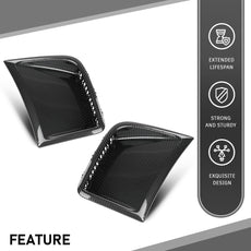 G-PLUS Front Bumper Side Air Vent Covers 2PCS for Subaru WRX STI 2008-2014 Carbon Fiber Product Details
