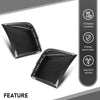 G-PLUS Pair Front Bumper Side Air Vents Corner Cover Compatible with Subaru WRX STi 2008-2014 Carbon Fiber Plastic 2PCS