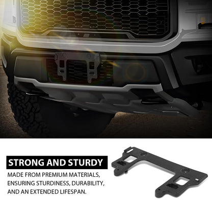 G-PLUS Front License Plate Bracket Holder Mounting, Compatible with Ford Mustang Bullitt/Mach 1/ GT/EcoBoost 2018-2023, JR3Z17A385AA, FO1068169