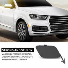 G-PLUS Tow Hook Cover for Audi Q7 2017-2019 Front Right Side Additional Angle