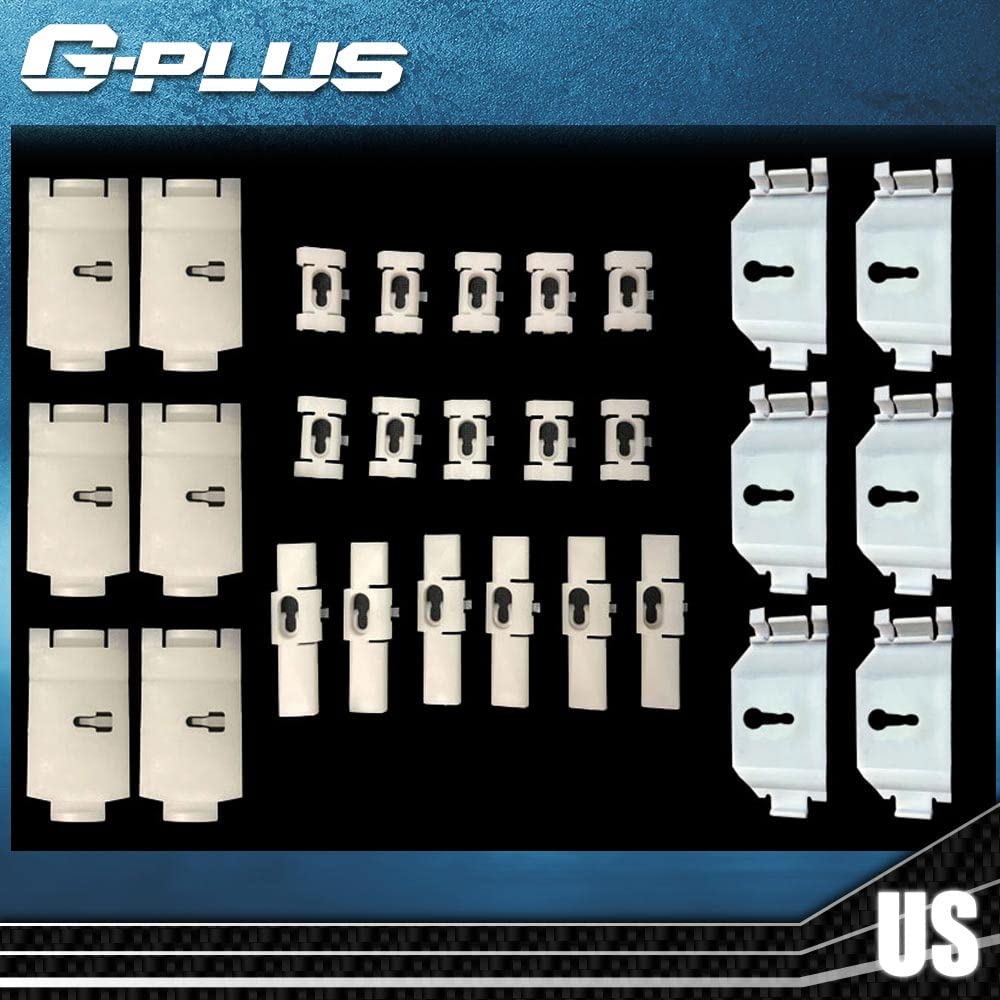 G-PLUS Roof Molding Trim Clips Compatible with 1981-1988 Cutlass,Vinyl Top Roof Molding Retaining Mounting Clip Set, 28 Pieces