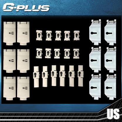 G-PLUS Roof Molding Trim Clips Compatible with 1981-1988 Cutlass,Vinyl Top Roof Molding Retaining Mounting Clip Set, 28 Pieces