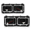 G-PLUS Headlight Housing Base Compatible with Freightliner FLD 112 120 Truck 1989-2003 Black 2Pcs A0615605002, A0615605003