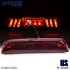 G-PLUS High Mount Rear 3rd Third Brake Light Compatible With 2014-2018 Chevy Silverado GMC Sierra 1500 2500 HD 3500 HD LED Cargo Tail Lamp Black Housing Red Lens