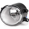 G-PLUS Front Fog Lights Assembly Compatible With 2008-2010 Toyota Highlander Clear Driving Fog Lamps W/Bulbs+Switch+Chrome Bezels Kit