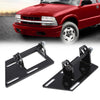 G-PLUS Engine Swap Mounts Brackets Compatible with Chevy Blazer / S10 2WD 1983-2005 and GMC Jimmy S15 / Sonoma S15 2WD 1983-2005 and Oldsmobile Bravada 2WD 1991-2004
