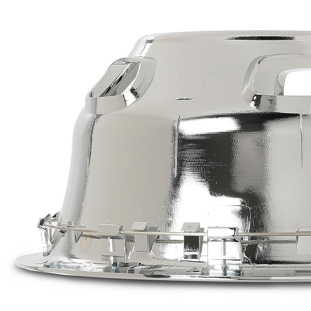 G-PLUS 17" Dually Wheel Simulators Dual Skins Liners Compatible with Dodge Ram 2003-2018/Fit Dodge Ram Chassis Cab 2013-2018 Chrome 52106937AB 52106882AA 52106877AB 52106876AA 4 PCS