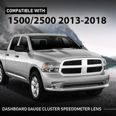 G-PLUS Gauge Cluster Lens for Dodge Ram 1500 2500 2013-2018 Front View