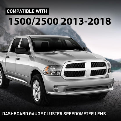 G-PLUS Dashboard Gauge Cluster Speedometer Lens Compatible with Dodge Ram 1500 2500 2013-2018 68205928AA