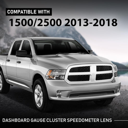 G-PLUS Dashboard Gauge Cluster Speedometer Lens Compatible with Dodge Ram 1500 2500 2013-2018 68205928AA