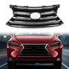G-PLUS Front Upper Bumper Grille Shell Insert Compatible with NX200t NX300h 2015 2016 2017 LX1200172 5311178010 Silver