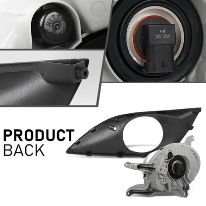 G-PLUS Front Right Fog Light Lamps Assembly, Compatible with Hyundai Veloster Turbo 2013-2016, Passenger Side, 865242V500, 86524 2V500