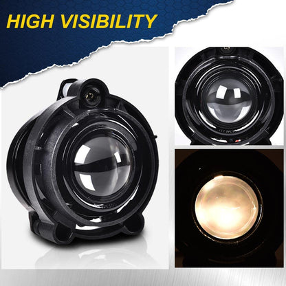 G-PLUS Fog Lights Compatible With 2010-2016 Chevy Equinox,(NOT For 2016 With New Body Style),Front Bumper Driving Lamps Pair Kit LH RH Clear Lens