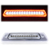 G-PLUS LED Third Brake Light Compatible With 2009-2014 Ford F150 High Mount Rear 3rd Cargo Tail Lamp Waterproof(Clear lens Chrome Housing)