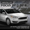 G-PLUS Pair Window Mirror Fender Corner Molding Cap Triangle, Compatible with Ford Focus 2012-2018, LH & RH Side 2PCS, CP9Z16004A, CP9Z16003A