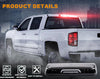 G-PLUS Rear LED Third Brake Light Compatible With 2004-2008 Ford F150 3RD Cargo Led Tail Lamps (Clear Lens Black Housing)