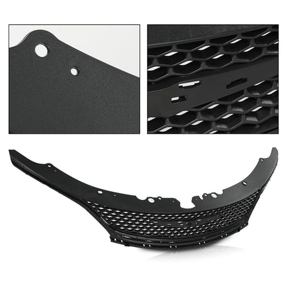 G-PLUS Front Upper Bumper Grill Assembly Compatible with 2015-2017 200 V6 Models Only (Not Fit 4 Cylinder Models) 68103934AC, CH1200385 Chrome Trim Grille